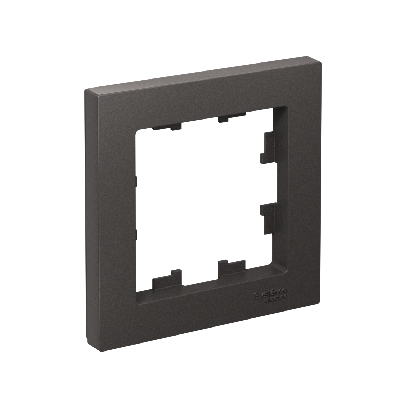 ATLASDESIGN 1-постовая РАМКА, БАЗАЛЬТ