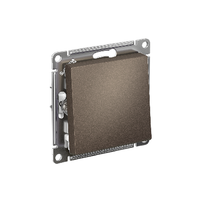 Переключатель одноклавишный ATLASDESIGN схема 6 10АХ механизм мокко