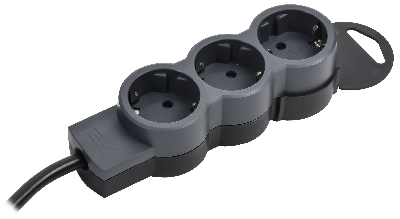 STANDARD Удлинитель У03 3 места 2P+PE 1,5м 3х1,5мм2 16А черный