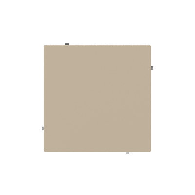 Переключатель одноклавишный, KANT, ванильный марципан