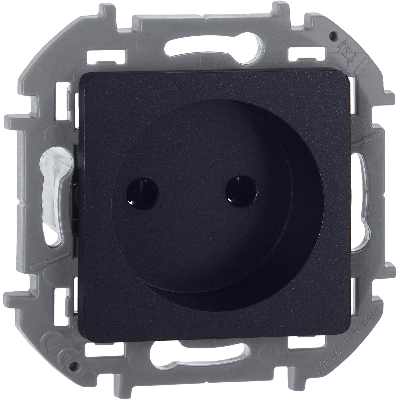 Розетка 2К 16 А 250 В~ INSPIRIA антрацит