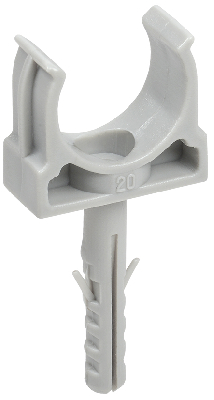 ELASTA Держатель с защелкой и дюбелем CT20 (без винта) IEK
