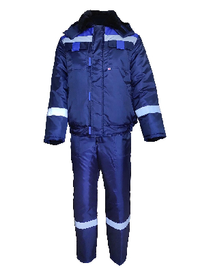 Костюм утепленный ОРИОН куртка, полукомбинезон, цв.т.синий с васильком, тк.Оксфорд 48-50 96-100-182-188