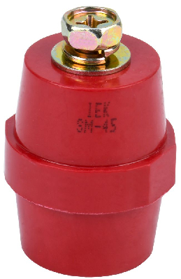Изолятор SM45 (М8) силовой с болтом IEK