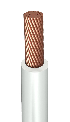 Провод силовой ПуГВнг(А)-LS 1х4 белый