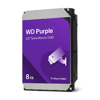 Жесткий диск 8TB Purple 3.5'', SATAIII, 5640 об/мин, 256 МБ