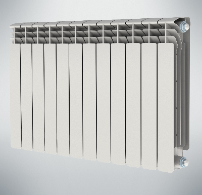Радиатор биметаллический секционный ПРОФИ 500/100/12 боковое подключение 2364Вт