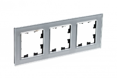 Рамка трехпостовая ATLASDESIGN NATURE, СТЕКЛО АЛЮМИНИЙ