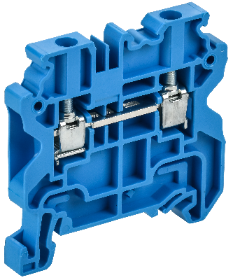 ARMAFIX Колодка клеммная CY4BU винтовая 4мм2 проходная синяя Ex IEK