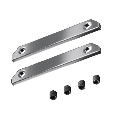 Комплект прямых соединителей (2 соединителя + 4 винта) для профиля в натяжной потолок