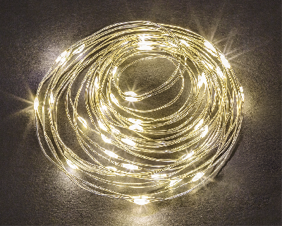 Гирлянда светодиодная новогодняя NGF-D027-01 каскад 5 нитей WW 100 2 м IP44