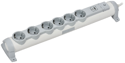 COMFORT Удлинитель У06К 6 мест 2P+PE 1,5м 3х1,5мм2 16А USB A+C 20Вт белый IEK