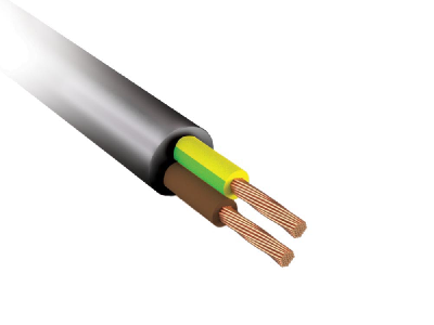 Провод ПВС 2х2.5 черный ТРТС(100м)