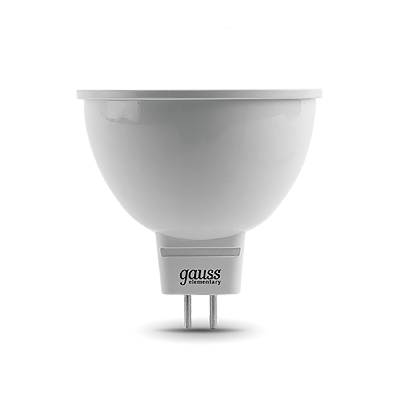 Лампа светодиодная LED 3.5 Вт 290 лм 3000К AC180-240В GU5.3 софит MR16 теплая  Elementary Gauss