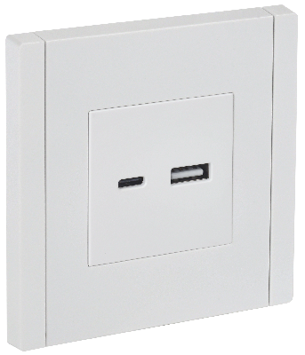 FORTE&PIANO Розетка USB A+C 3,1А FP250 белый IEK