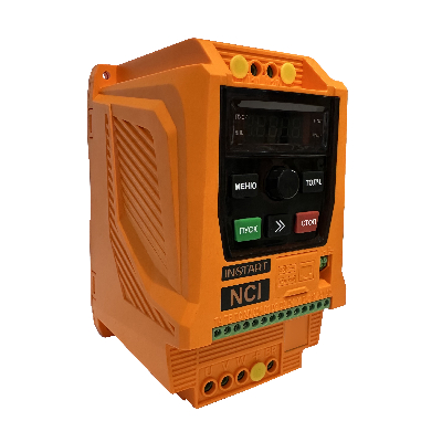 Преобразователь частоты NCI-G4.0/P5.5-4B 4 5.5кВтG/P режим, 9 13АG/P режим, асинхронный/синхронный электродвигатель, встроенная панель сьемная-опция, встроенный тормозной модуль, Modbus RTU, IP20