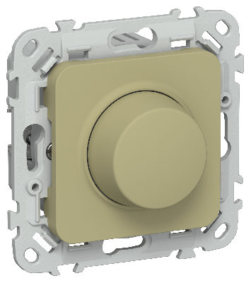 FLITE Светорегулятор проходной TRIAC 550Вт СС26-5-12-ФлО оливковый IEK