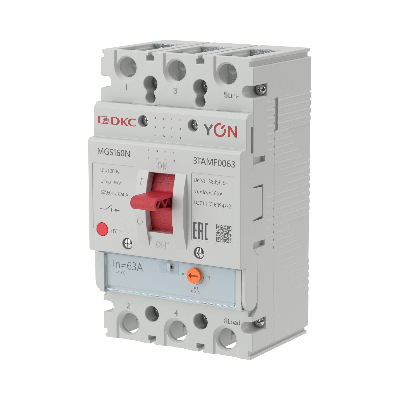 Выключатель автоматический YON MGS160 3P 50,4-63A 36kA