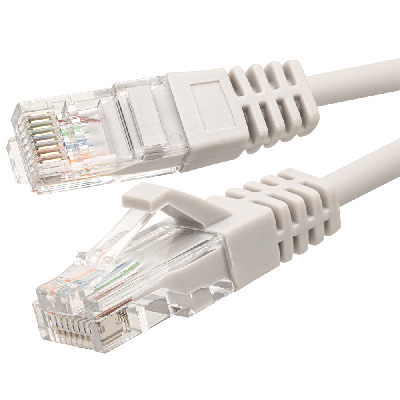 Патч-кордUTP 5e 4x2 26AWG (7x0.16mm) Cu LSZH серый 3м