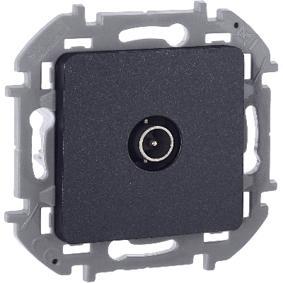 Розетка TV оконечная 10 дБ 5 862 мГц INSPIRIA антрацит