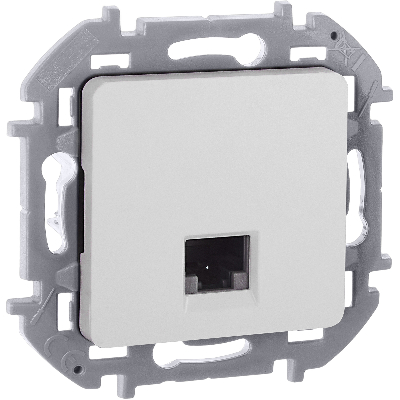 INSPIRIA розетка информационная RJ 45 категория 5e UTP белый