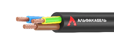 Провод ПВСнг(А)-LS 3х1.5  черный ТРТС