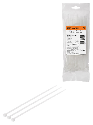 Хомут 3,6х350мм нейлон (белый) (100шт) TDM