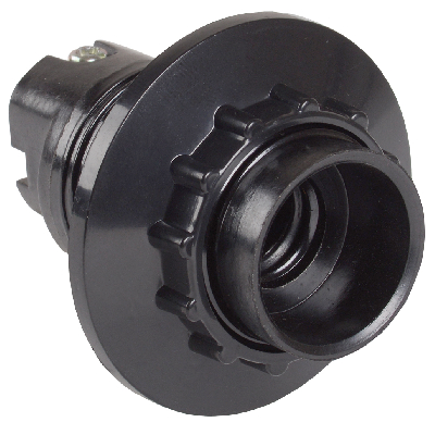 Пкб14-04-К11 Патрон карболитовый с кольцом Е14 черный  стикер на изделии IEK