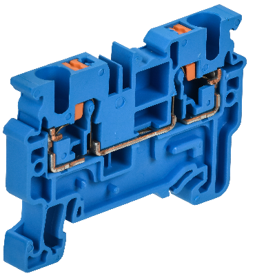 ARMAFIX Клемма пружинная Push In CP 4мм2 синяя IEK