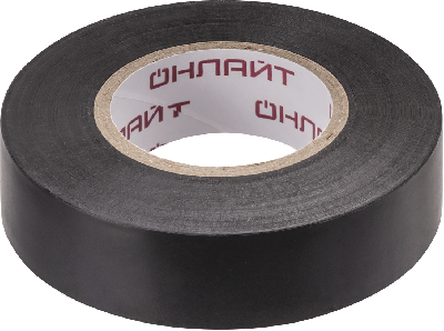 Изолента ПВХ черная 19мм 20м Онлайт