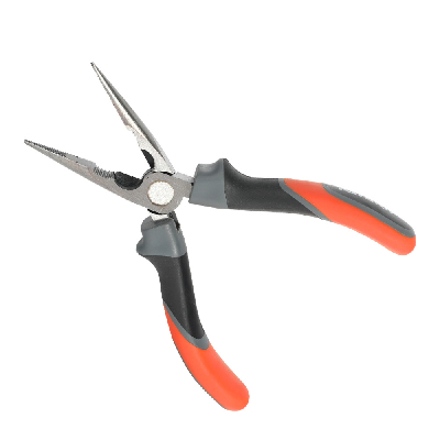 Длинногубцы LNP-160N, трехкомпонентная рукоятка, 160мм