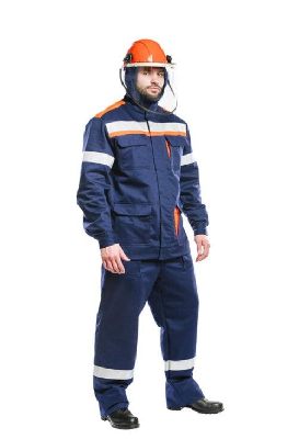 Костюм летний для защиты от термических рисков электрической дуги СП02-ЛIV, 47.8 кал/см2 (куртка+брюки), р. 96-100/182-188