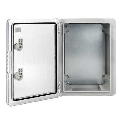 Бокс пластиковый с монтажной платой прозр. дверь 350х250х150 мм IP65 PROxima