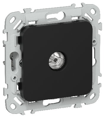 FLITE Розетка TV экранированная оконечная тип M РТВм-1-1-1-ФлЧ черный IEK