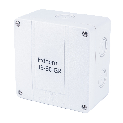 Коробка распределительная 110*110*67 мм IP 65, серая, в комплекте с клеммным рядом 5х6 кв.мм, 41А 