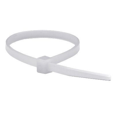 Хомут P6.6 стандартный, белый 7,6x450