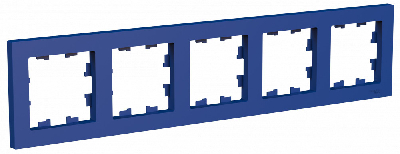 ATLASDESIGN рамка пятипостовая, универсальная, АКВАМАРИН