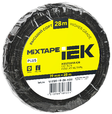MIXTAPE 5 Изолента Х/Б 19мм 28м IEK