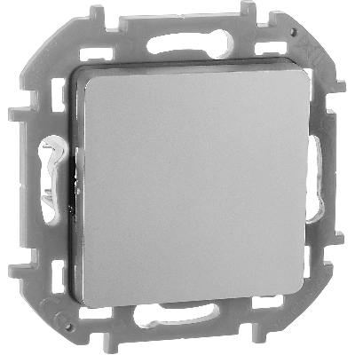 Выключатель одноклавишный INSPIRIA 10 AX 250 В~ алюминий