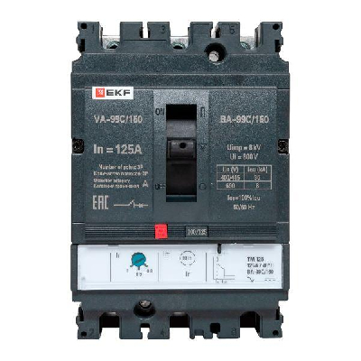 Выключатель автоматический ВА-125А 35кА ВА-99С/160 3 полюса