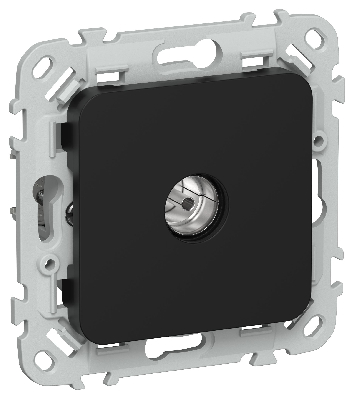 FLITE Розетка TV экранированная оконечная тип M РТВм-1-1-1-ФлЧ черный IEK