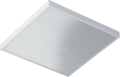 Светильник светодиодный ДВО-36w 595х595х45 6500К 4200Лм призма