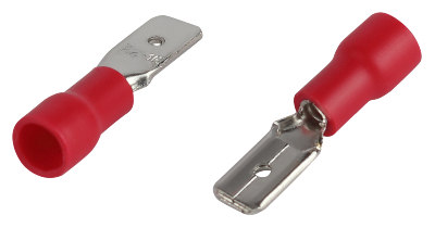 Разъем плоский NO-225-129 РпИп 1.25-5-0.8 изолированный «вилка» (упаковка 50 штук)