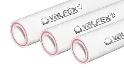 Труба полипропиленовая 25 х 4.2 SDR 6 PN 25 PPR армированная стекловолокном белая, хлыст 4м