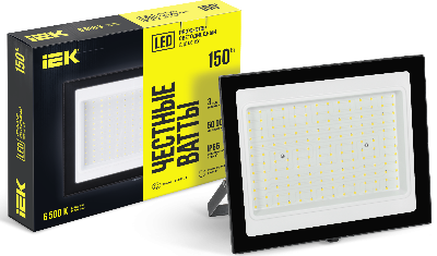 Прожектор ДО 06-150 светодиодный черный IP65 6500K (СДО) IEK